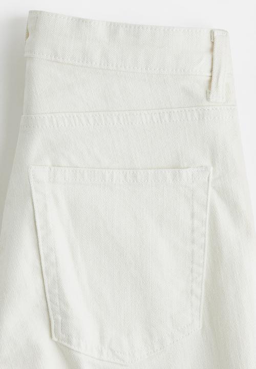 H&M - Flared high jeans - white