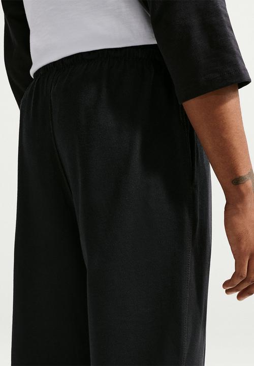 Nike - NSW Club  Knit Open-Hem Pants - Black