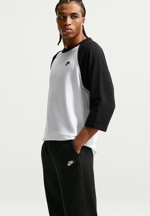 Nike - NSW Club  Knit Open-Hem Pants - Black