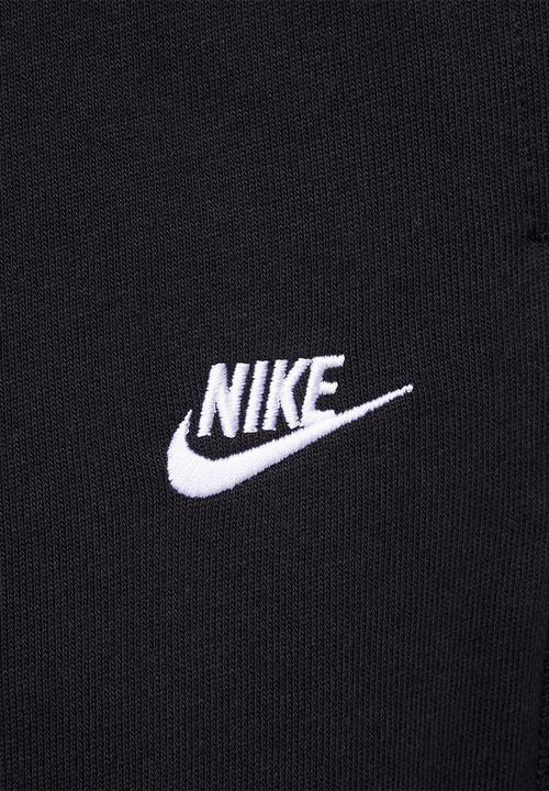 Nike - NSW Club  Knit Open-Hem Pants - Black
