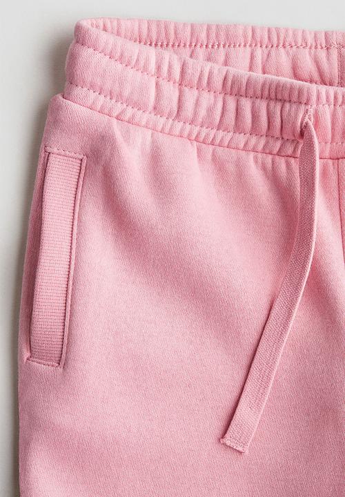 H&M - Wide brushed-inside joggers - pink
