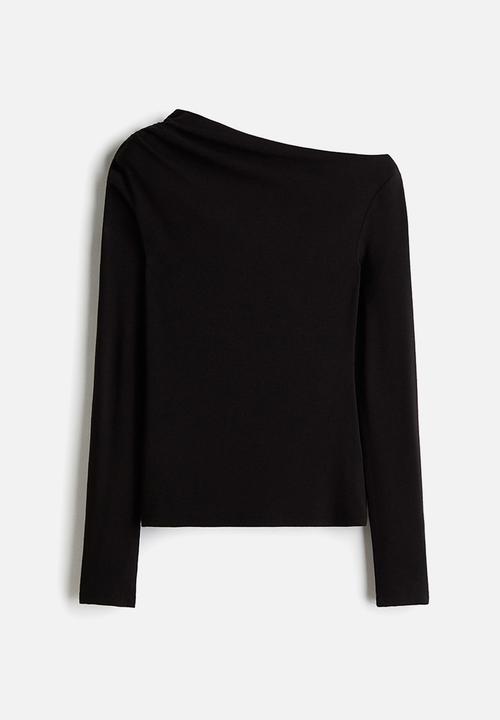 H&M - Asymmetric top - black