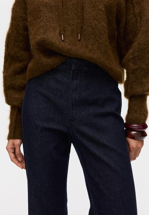 H&M - Flared high jeans - dark denim blue