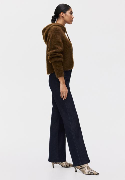 H&M - Flared high jeans - dark denim blue