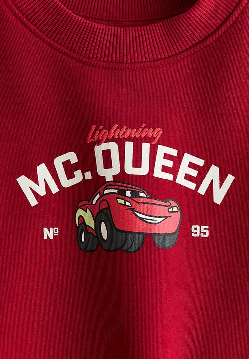H&M - Printed sweatshirt - red/cars