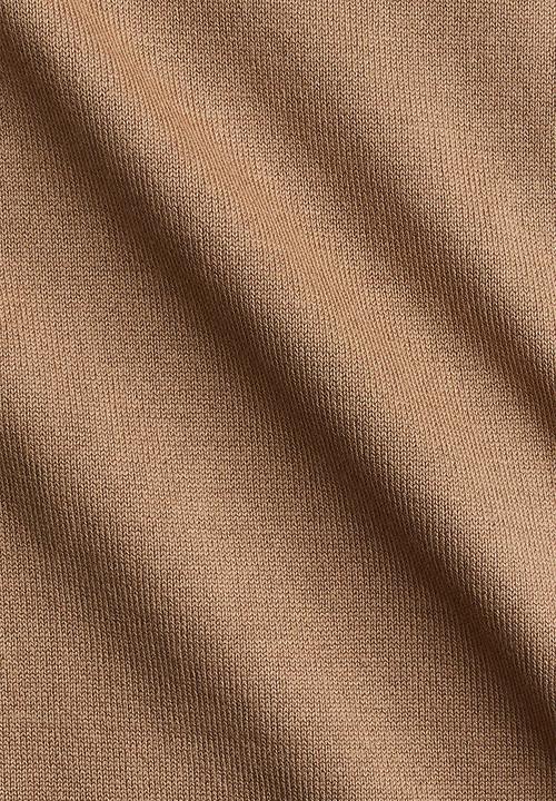 H&M - Fine-knit polo-neck top - beige