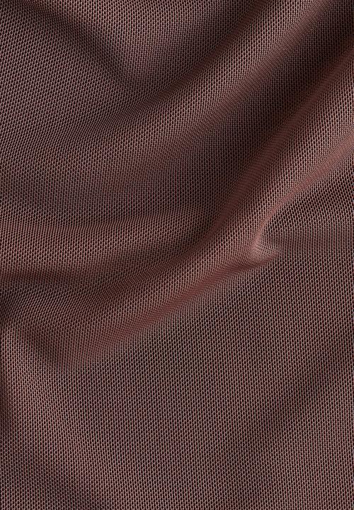 H&M - One-shoulder mesh top - dark mole