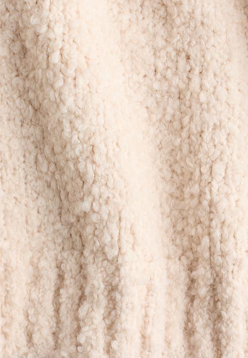 H&M - Oversized collared jumper - light beige