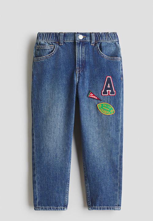 H&M - Loose tapered fit jeans - denim blue/a