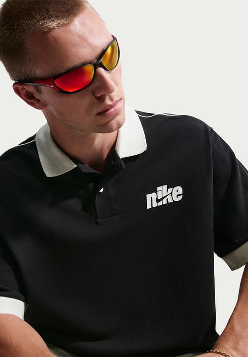 Nike - NSW Club Oversized Short-Sleeve  Futbol Polo - Black