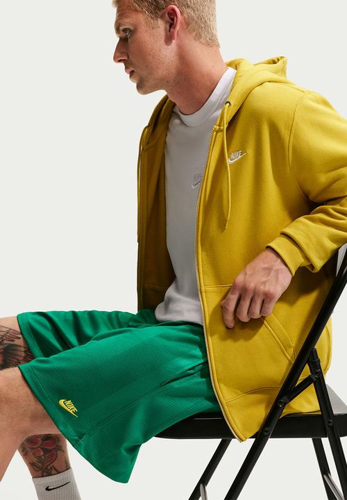 Nike - NSW Club Flow Embossed Football Shorts - Green