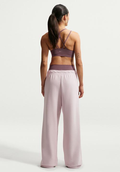 Nike - W Nk Phnx Flc Hr Pant Wd Gls - Platinum Violet