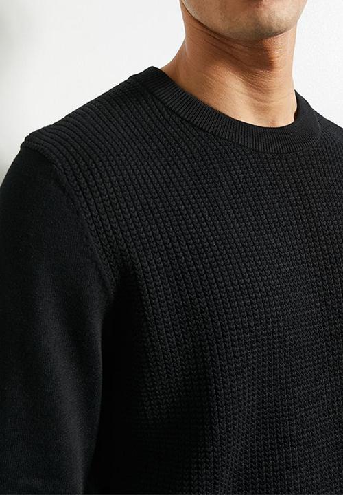 Ben Sherman - Crew Neck knit - Black