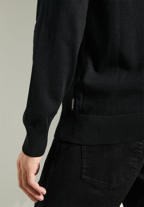 Ben Sherman - Crew Neck knit - Black