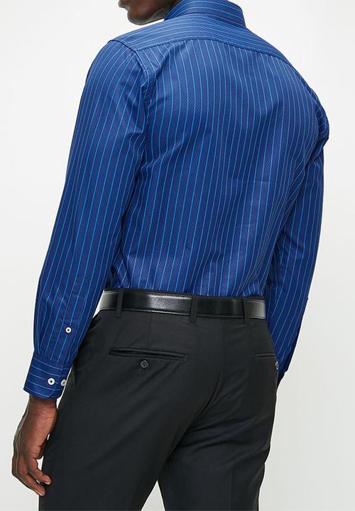 Pierre Cardin - Vegas Smart Stripe Shirt - Navy