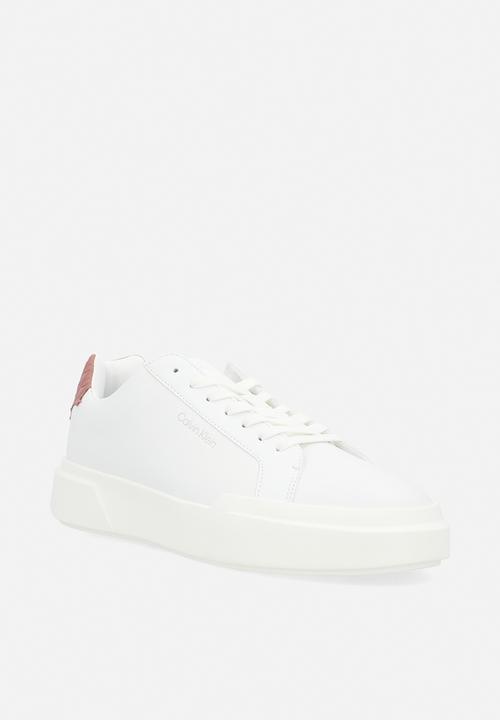 Calvin Klein - Chunky Cupsole Laceup - Bright White/Blush/Desert Taupe