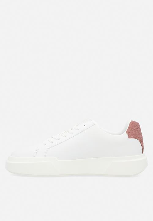 Calvin Klein - Chunky Cupsole Laceup - Bright White/Blush/Desert Taupe