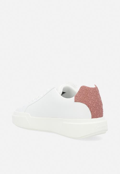 Calvin Klein - Chunky Cupsole Laceup - Bright White/Blush/Desert Taupe