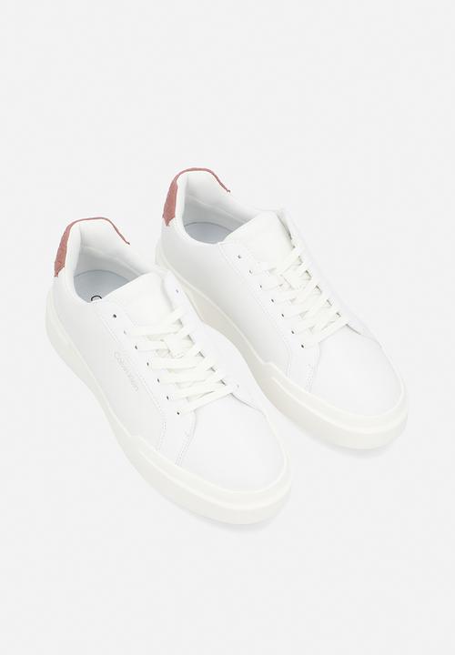 Calvin Klein - Chunky Cupsole Laceup - Bright White/Blush/Desert Taupe