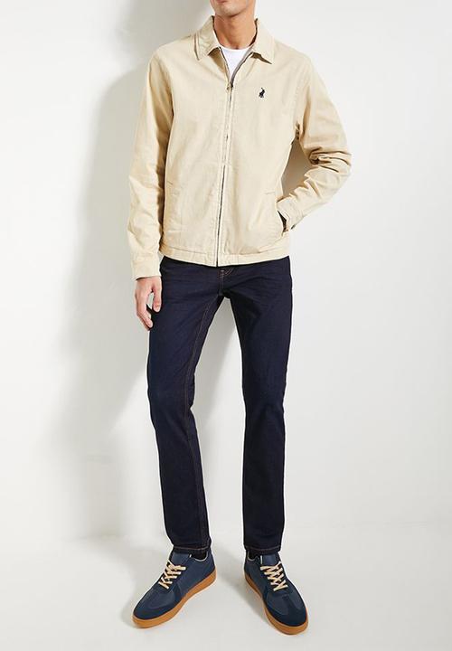 POLO - Mens Essential Cotton Harrington Jacket - Stone