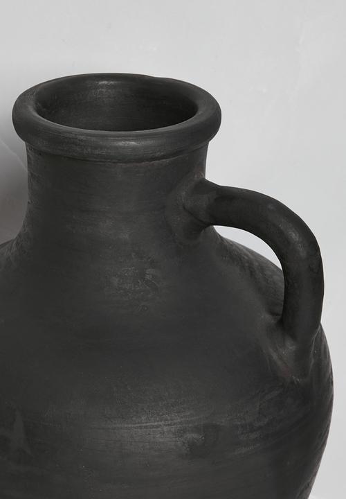 Sixth Floor - Terracotta Décor Jug - black