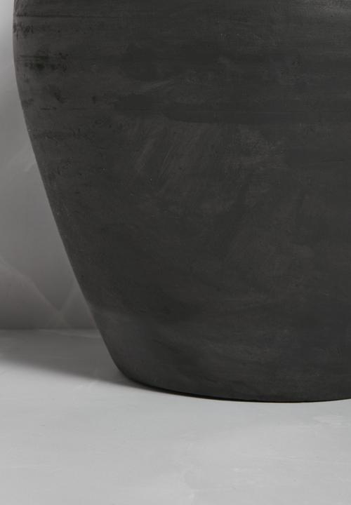 Sixth Floor - Terracotta Décor Jug - black