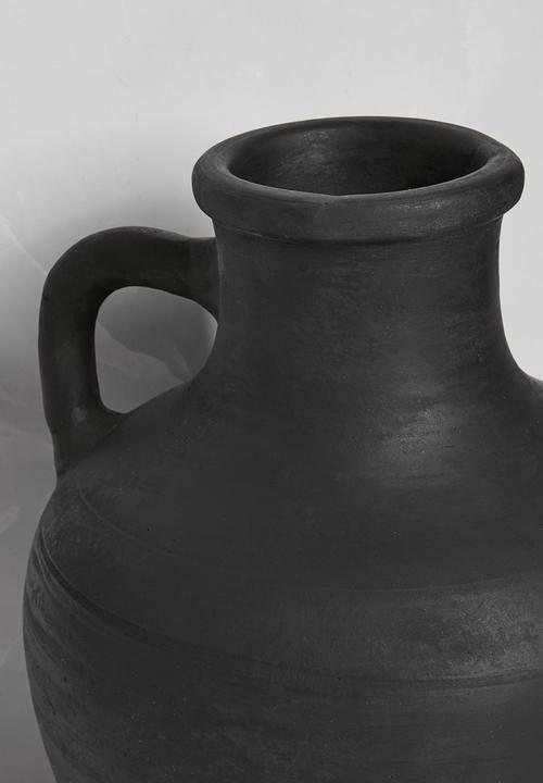 Sixth Floor - Terracotta Décor Jug - black
