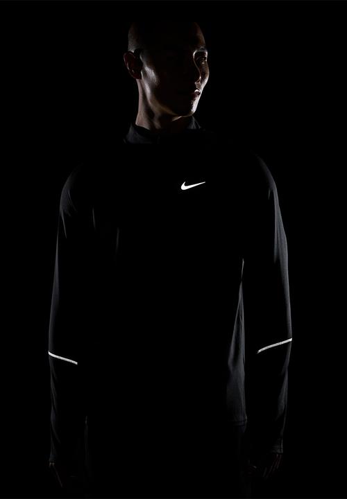 Nike - Miler  Dri-FIT 1/2-Zip Running Top - Black