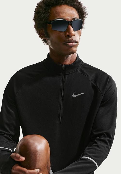 Nike - Miler  Dri-FIT 1/2-Zip Running Top - Black