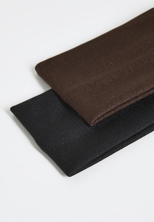 Tessa Design - Dahlia Headband Pack - Brown & Black