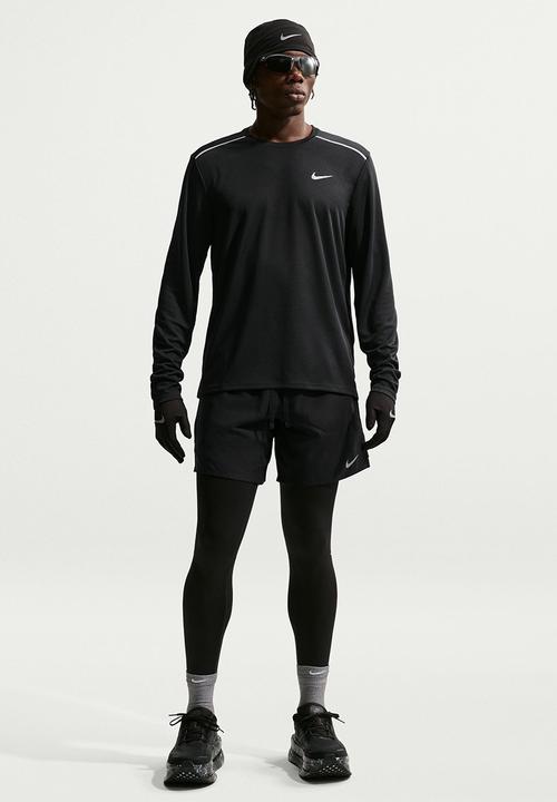 Nike - M NK DF UV MILER LS TOP - Black