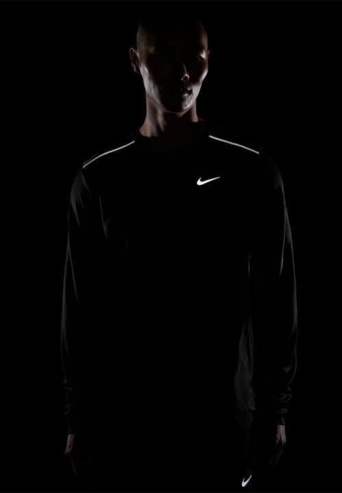 Nike - M NK DF UV MILER LS TOP - Black