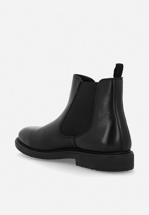 Hush Puppies - Sullivan - Black leather