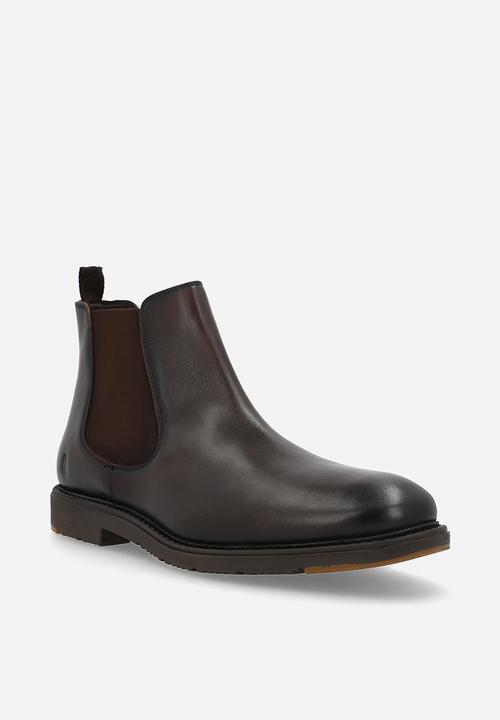 Hush Puppies - Sullivan - Two tone brown leather