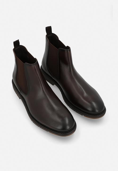 Hush Puppies - Sullivan - Two tone brown leather