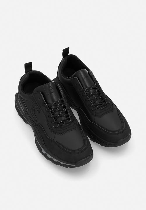 Pierre Cardin - Eithan Casual Lace Up - Black Mono