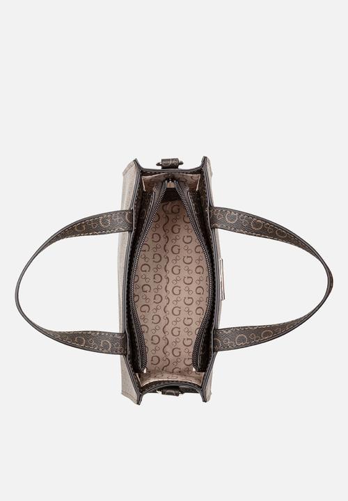 GUESS - Jillian Mini Tote Bag - Cocoa