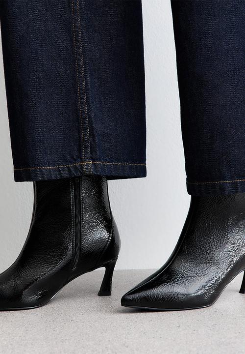 New Look - Wide fit barracuda ankle boot - black