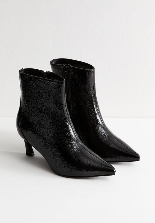 New Look - Wide fit barracuda ankle boot - black