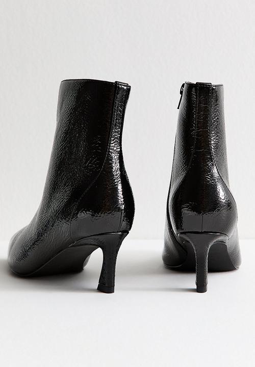New Look - Wide fit barracuda ankle boot - black