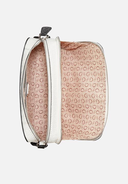 GUESS - Ahb Viviette Mini Dbl Zip Crossbdy - White
