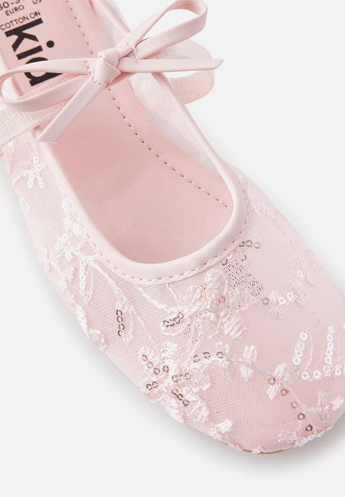 Cotton On - Olivia Ballet Flat -Zephyr/Embellished Mesh