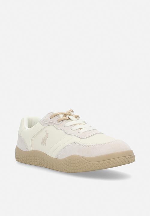 POLO - Double lace colour block sneaker - stone