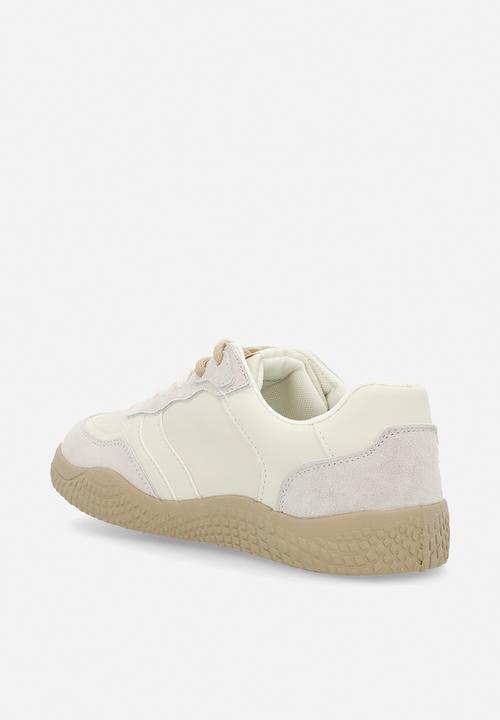 POLO - Double lace colour block sneaker - stone