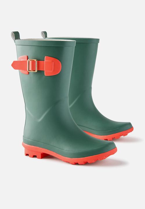 Cotton On - Kids Tall Rainboot - khaki green