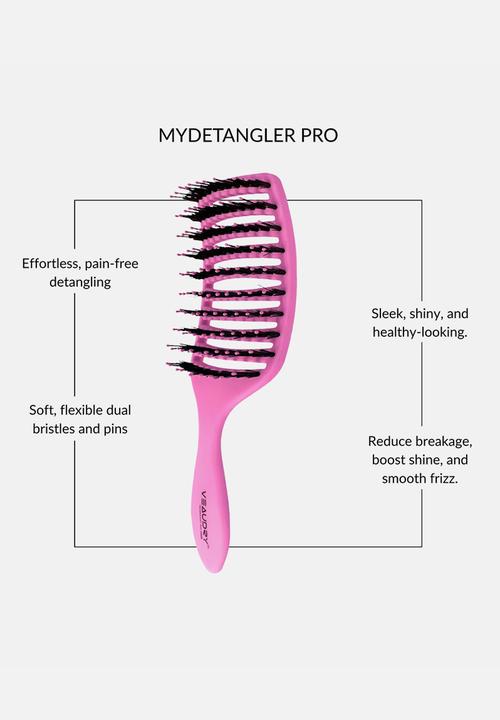 Veaudry - myDetangler Pro Hair Brush - Pink