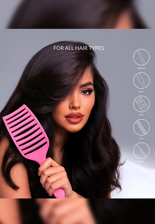 Veaudry - myDetangler Pro Hair Brush - Pink
