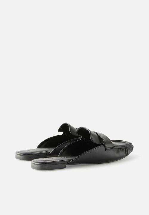 Cotton On - Taylor Loafer Mule - black smooth.