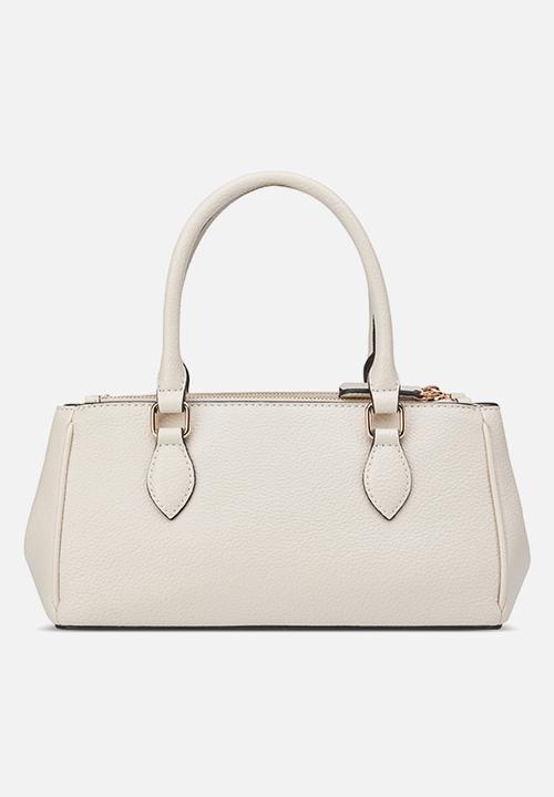 GUESS - Claudia Satchel Bag - Stone