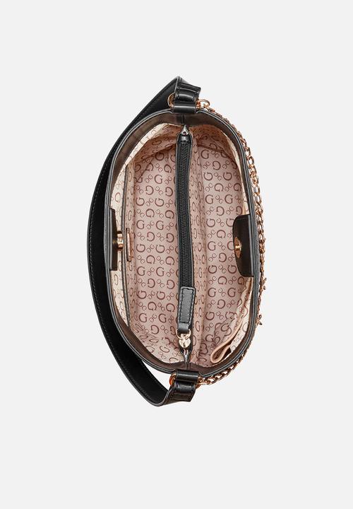 GUESS - Tasha Bucket Bag - Coal